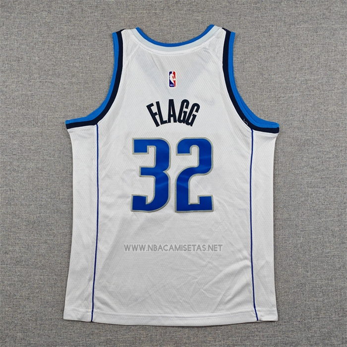 Camiseta Nino Dallas Mavericks Cooper Flagg NO 32 Association 2025-26 Blanco